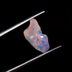 Mind Blowing Top Grade Quality 100% Natural Welo Fire White Ethiopian Opal Rough Loose Gemstone For Making Jewelry 16X8X5 MM 3 Cts. KR06-66 Sunkarton
