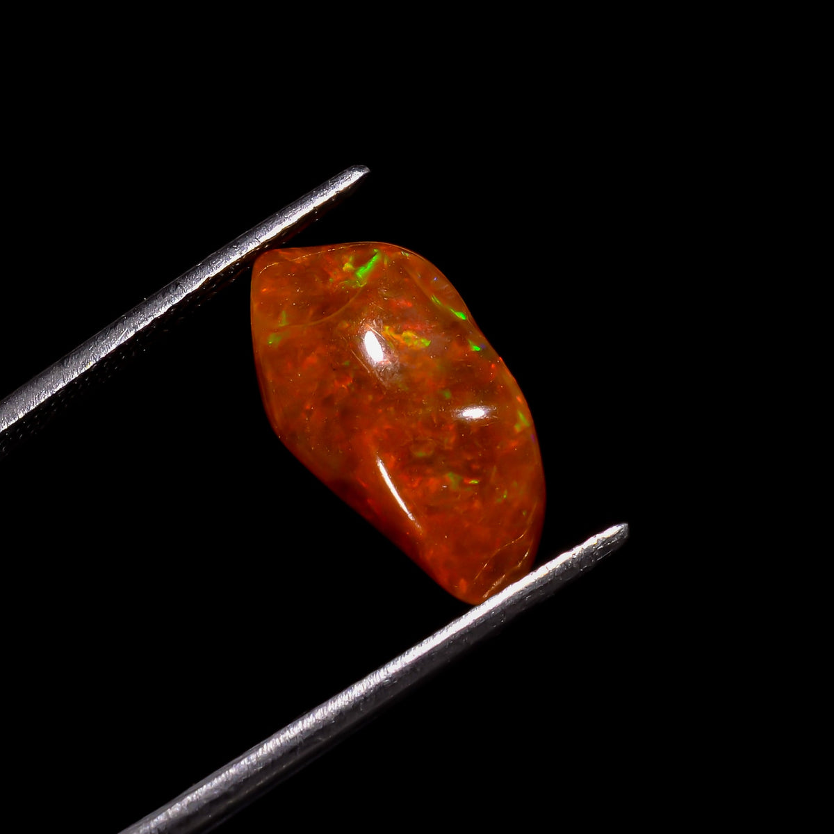 Outstanding Top Grade Quality 100% Natural Welo Fire Brown Ethiopian Opal Rough Loose Gemstone For Making Jewelry 15X8X6 MM 3 Cts. KR06-67 Sunkarton