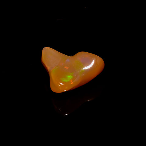 Splendid Top Grade Quality 100% Natural Welo Fire Brown Ethiopian Opal Rough Loose Gemstone For Making Jewelry 12X10X5 MM 3 Cts. KR06-68 Sunkarton