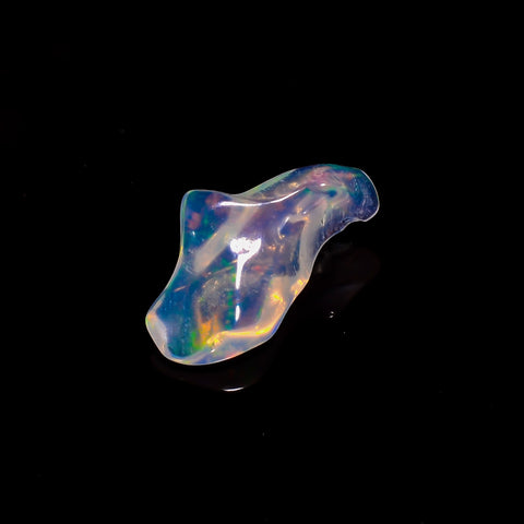 Stunning Top Grade Quality 100% Natural Welo Fire White Ethiopian Opal Rough Loose Gemstone For Making Jewelry 17X9X5 MM 3 Cts. KR06-70 Sunkarton