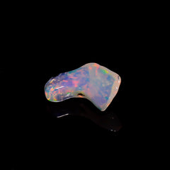 Supreme Top Grade Quality 100% Natural Welo Fire White Ethiopian Opal Rough Loose Gemstone For Making Jewelry 13X6X4 MM 1 Cts. KR06-71 Sunkarton
