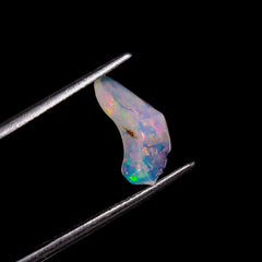 Supreme Top Grade Quality 100% Natural Welo Fire White Ethiopian Opal Rough Loose Gemstone For Making Jewelry 13X6X4 MM 1 Cts. KR06-71 Sunkarton