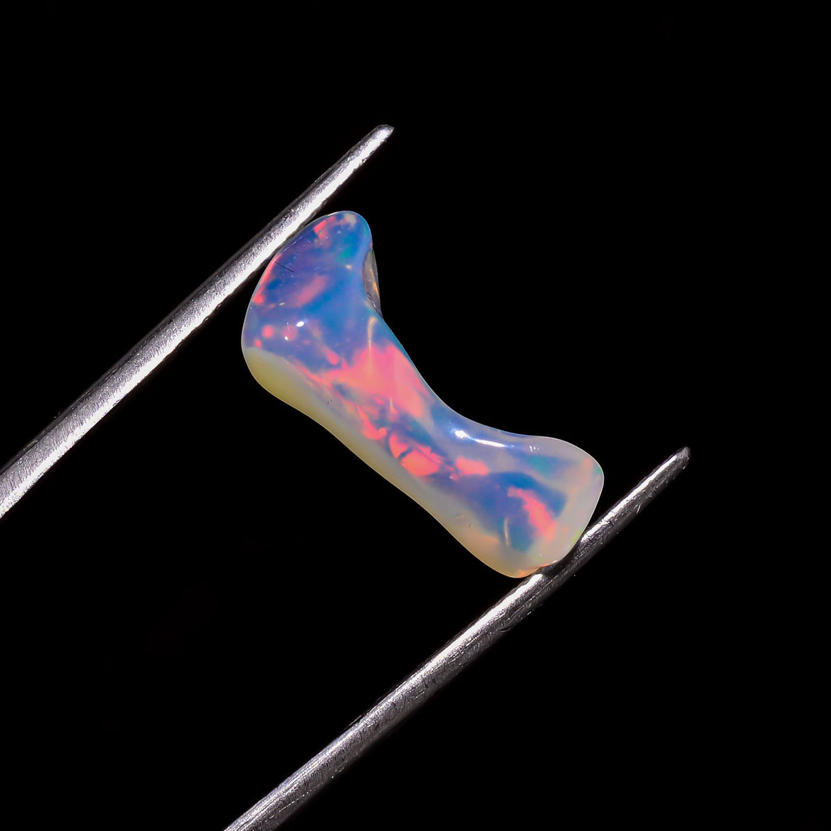 Tempting Top Grade Quality 100% Natural Welo Fire White Ethiopian Opal Rough Loose Gemstone For Making Jewelry 18X8X4 MM 2.5 Cts. KR06-72 Sunkarton