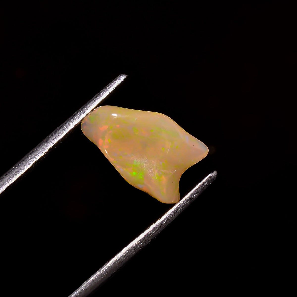 Unique Top Grade Quality 100% Natural Welo Fire Brown Ethiopian Opal Rough Loose Gemstone For Making Jewelry 12X7X3 MM 2 Cts. KR06-74 Sunkarton