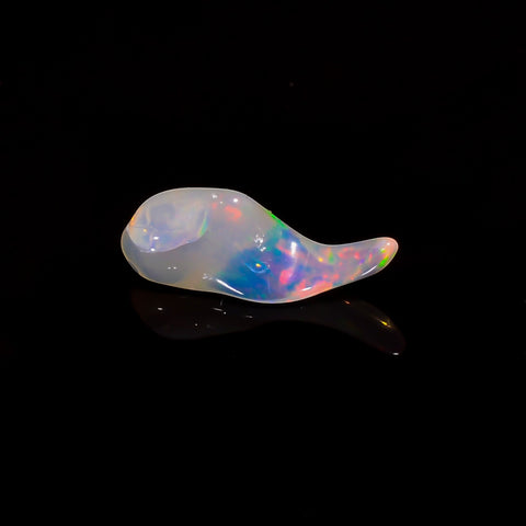 Wonderful Top Grade Quality 100% Natural Welo Fire White Ethiopian Opal Rough Loose Gemstone For Making Jewelry 15X5X4 MM 1.5 Cts. KR06-75 Sunkarton