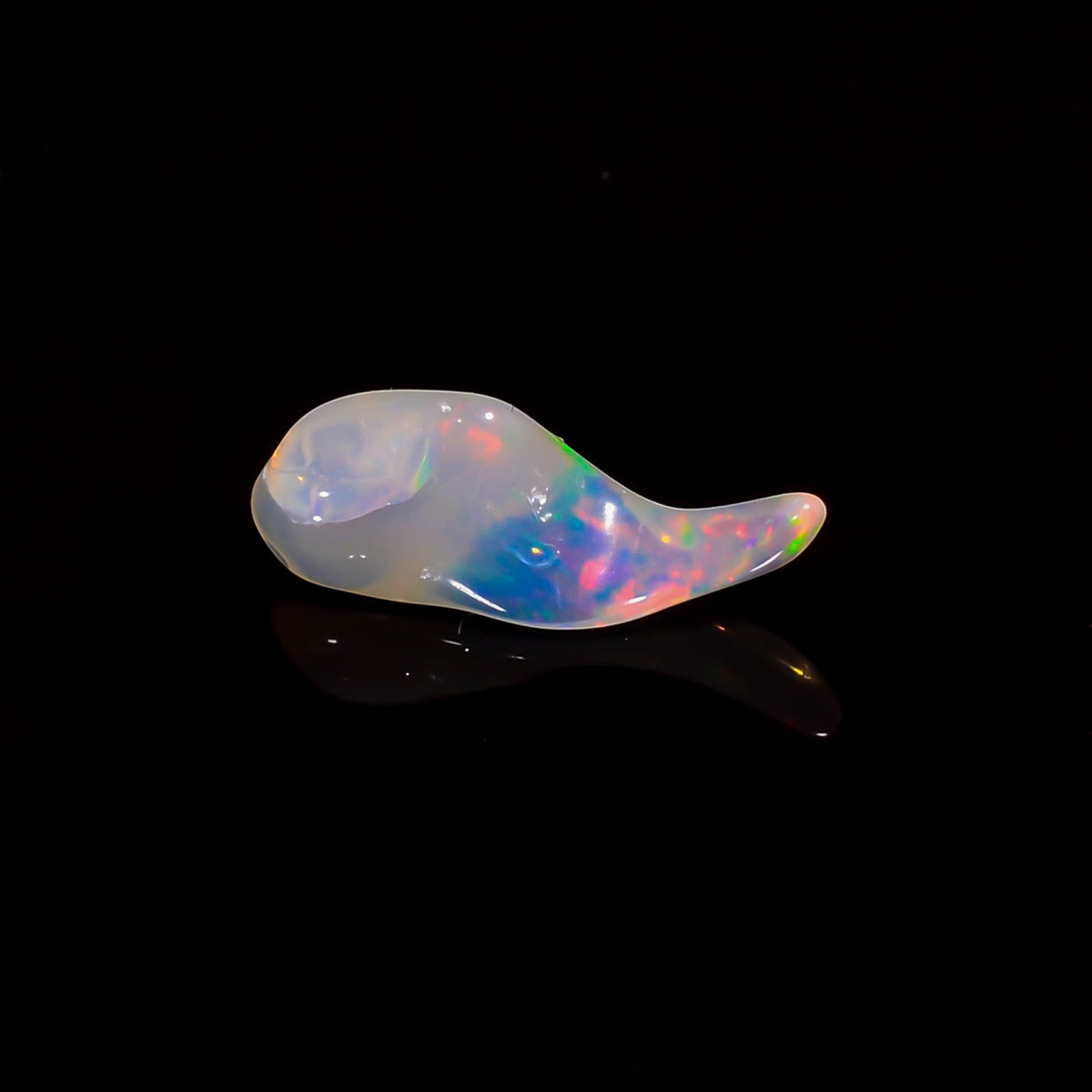 Wonderful Top Grade Quality 100% Natural Welo Fire White Ethiopian Opal Rough Loose Gemstone For Making Jewelry 15X5X4 MM 1.5 Cts. KR06-75 Sunkarton