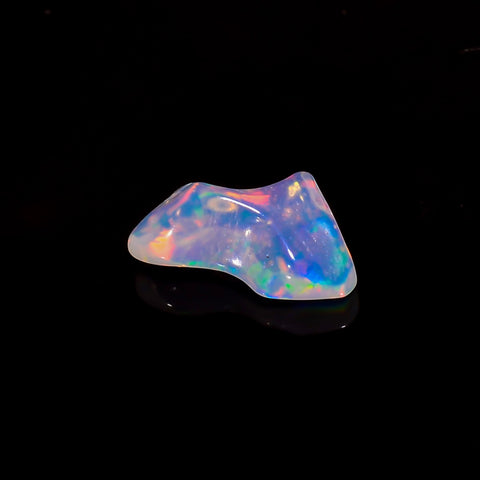 Amazing Top Grade Quality 100% Natural Welo Fire White Ethiopian Opal Rough Loose Gemstone For Making Jewelry 12X7X4 MM 1.5 Cts. KR06-76 Sunkarton