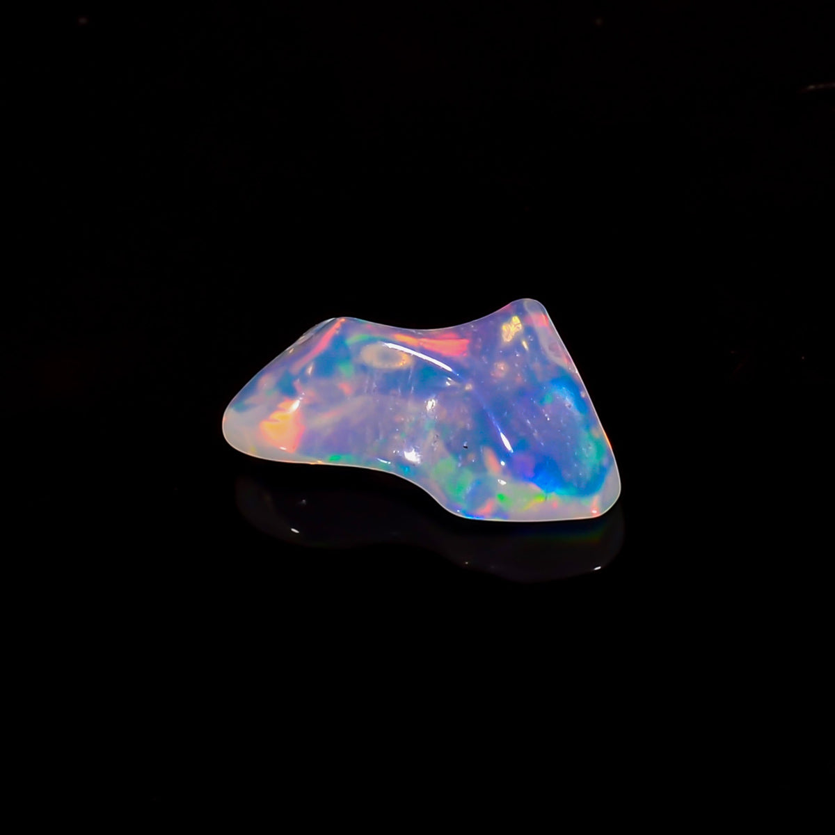 Amazing Top Grade Quality 100% Natural Welo Fire White Ethiopian Opal Rough Loose Gemstone For Making Jewelry 12X7X4 MM 1.5 Cts. KR06-76 Sunkarton
