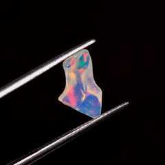 Amazing Top Grade Quality 100% Natural Welo Fire White Ethiopian Opal Rough Loose Gemstone For Making Jewelry 12X7X4 MM 1.5 Cts. KR06-76 Sunkarton