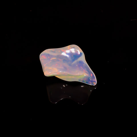 Attractive Top Grade Quality 100% Natural Welo Fire White Ethiopian Opal Rough Loose Gemstone For Making Jewelry 14X9X4 MM 2.5 Cts. KR06-77 Sunkarton