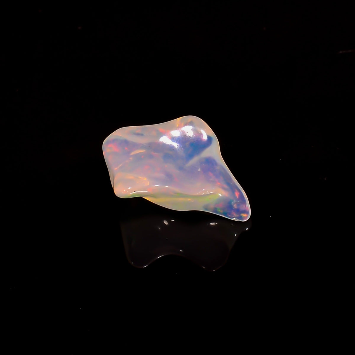 Attractive Top Grade Quality 100% Natural Welo Fire White Ethiopian Opal Rough Loose Gemstone For Making Jewelry 14X9X4 MM 2.5 Cts. KR06-77 Sunkarton