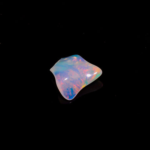 Awesome Top Grade Quality 100% Natural Welo Fire White Ethiopian Opal Rough Loose Gemstone For Making Jewelry 8X8X2 MM 1 Cts. KR06-78 Sunkarton