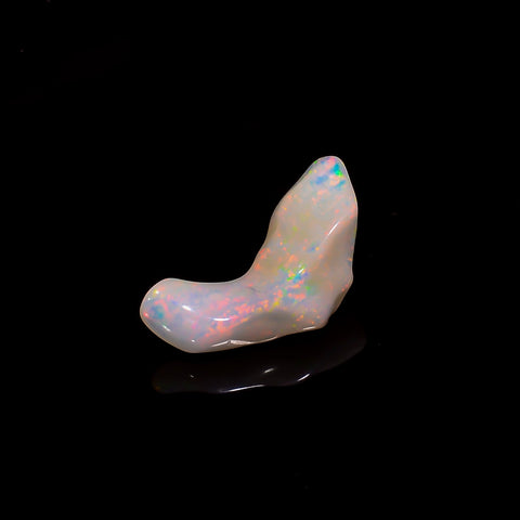 Excellent Top Grade Quality 100% Natural Welo Fire White Ethiopian Opal Rough Loose Gemstone For Making Jewelry 18X7X6 MM 3 Cts. KR06-7 Sunkarton