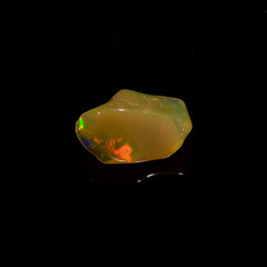 Classic Top Grade Quality 100% Natural Welo Fire Brown Ethiopian Opal Rough Loose Gemstone For Making Jewelry 9X6X4 MM 1 Cts. KR06-80 Sunkarton