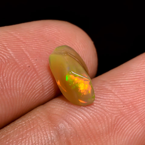 Classic Top Grade Quality 100% Natural Welo Fire Brown Ethiopian Opal Rough Loose Gemstone For Making Jewelry 9X6X4 MM 1 Cts. KR06-80 Sunkarton