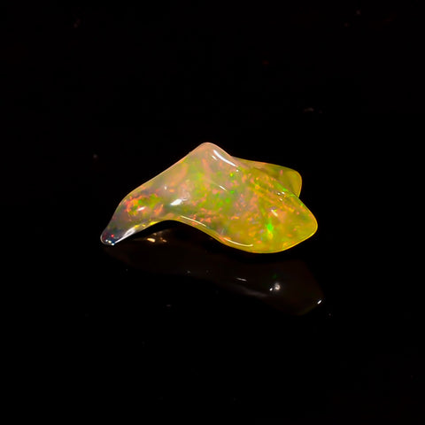 Dazzling Top Grade Quality 100% Natural Welo Fire Brown Ethiopian Opal Rough Loose Gemstone For Making Jewelry 12X6X4 MM 1.5 Cts. KR06-81 Sunkarton