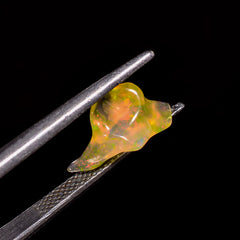 Dazzling Top Grade Quality 100% Natural Welo Fire Brown Ethiopian Opal Rough Loose Gemstone For Making Jewelry 12X6X4 MM 1.5 Cts. KR06-81 Sunkarton