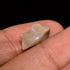 Excellent Top Grade Quality 100% Natural Welo Fire White Ethiopian Opal Rough Loose Gemstone For Making Jewelry 13X7X4 MM 1.5 Cts. KR06-82 Sunkarton