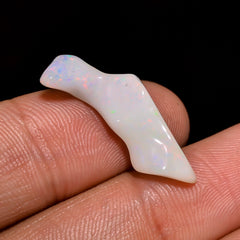 Exclusive Top Grade Quality 100% Natural Welo Fire White Ethiopian Opal Rough Loose Gemstone For Making Jewelry 24X8X5 MM 4.5 Cts. KR06-83 Sunkarton