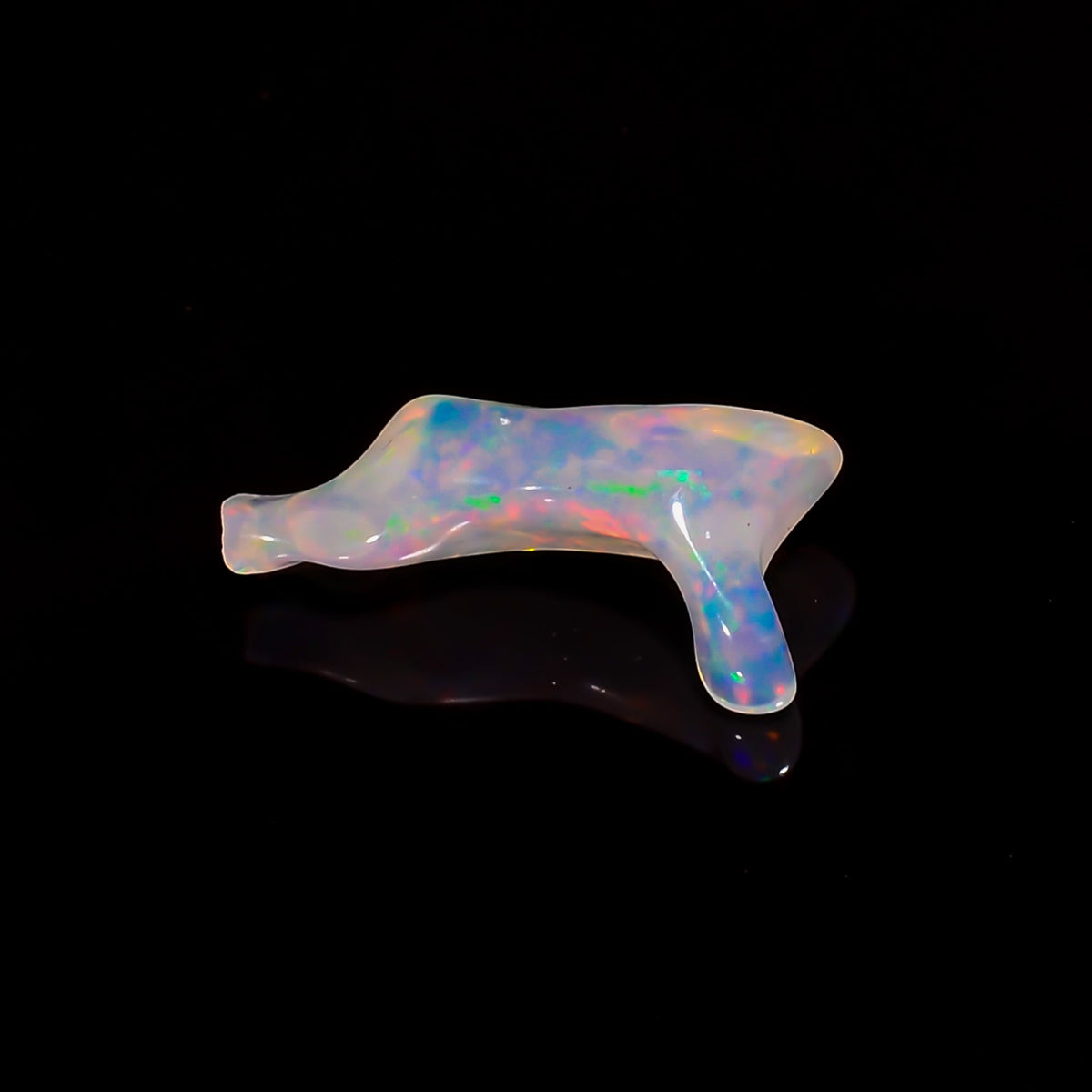 Elegant Top Grade Quality 100% Natural Welo Fire White Ethiopian Opal Rough Loose Gemstone For Making Jewelry 15X7X4 MM 1.5 Cts. KR06-84 Sunkarton