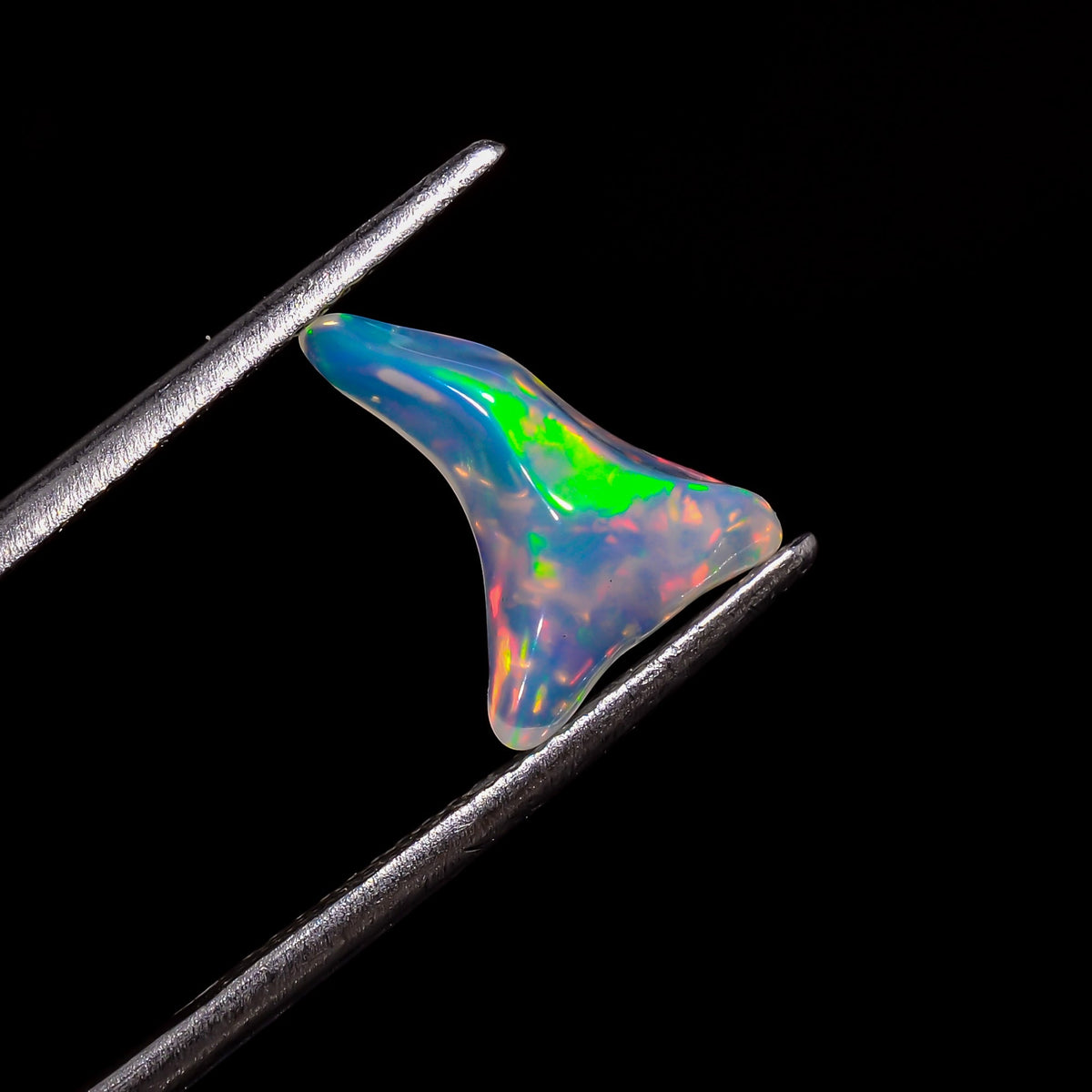Fabulous Top Grade Quality 100% Natural Welo Fire White Ethiopian Opal Rough Loose Gemstone For Making Jewelry 11X8X4 MM 1 Cts. KR06-85 Sunkarton