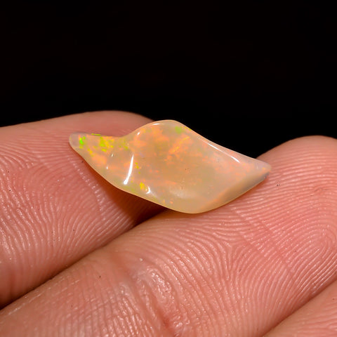 Fantastic Top Grade Quality 100% Natural Welo Fire Brown Ethiopian Opal Rough Loose Gemstone For Making Jewelry 16X6X4 MM 1.5 Cts. KR06-86 Sunkarton