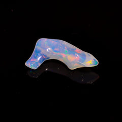 Gorgeous Top Grade Quality 100% Natural Welo Fire White Ethiopian Opal Rough Loose Gemstone For Making Jewelry 24X12X6 MM 5.5 Cts. KR06-87 Sunkarton