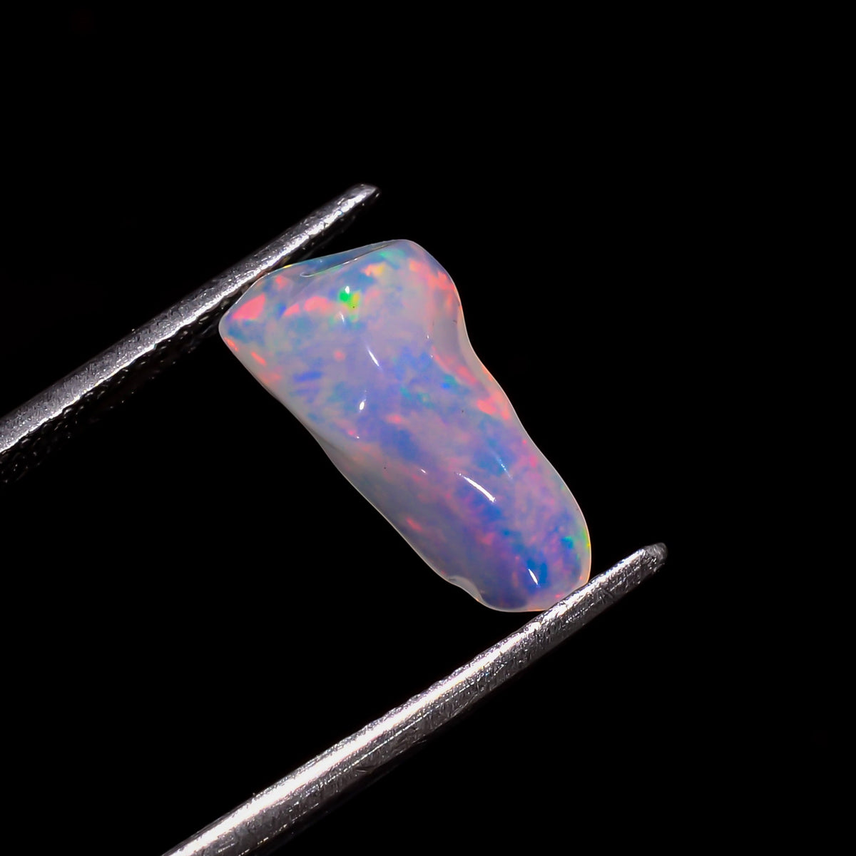 Incredible Top Grade Quality 100% Natural Welo Fire White Ethiopian Opal Rough Loose Gemstone For Making Jewelry 13X6X4 MM 1.5 Cts. KR06-89 Sunkarton