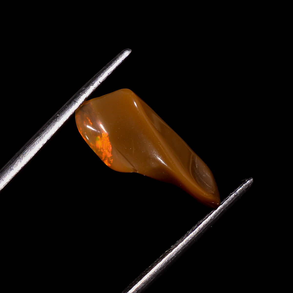 Outstanding Top Grade Quality 100% Natural Welo Fire Brown Ethiopian Opal Rough Loose Gemstone For Making Jewelry 18X7X5 MM 2.5 Cts. KR06-92 Sunkarton