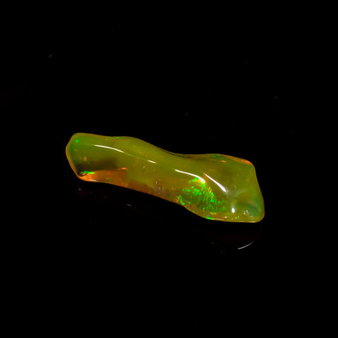 Splendid Top Grade Quality 100% Natural Welo Fire Brown Ethiopian Opal Rough Loose Gemstone For Making Jewelry 21X6X5 MM 3.5 Cts. KR06-93 Sunkarton