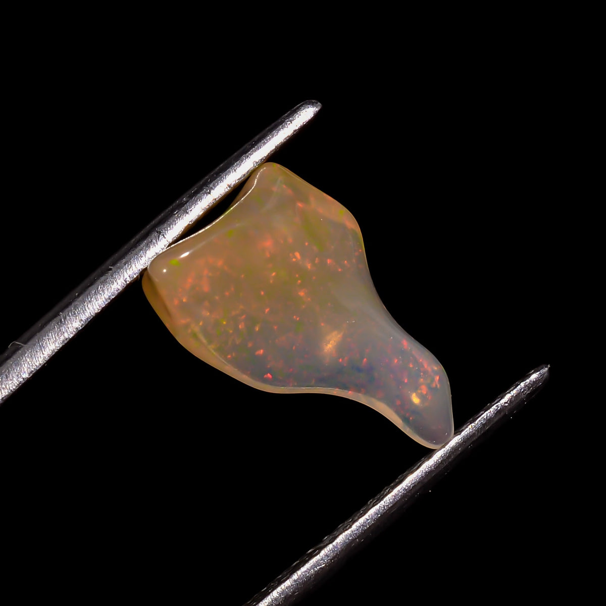 Supreme Top Grade Quality 100% Natural Welo Fire Brown Ethiopian Opal Rough Loose Gemstone For Making Jewelry 13X8X5 MM 2 Cts. KR06-96 Sunkarton