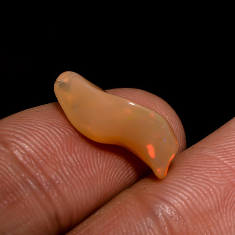 Tempting Top Grade Quality 100% Natural Welo Fire Brown Ethiopian Opal Rough Loose Gemstone For Making Jewelry 16X7X5 MM 2.5 Cts. KR06-97 Sunkarton