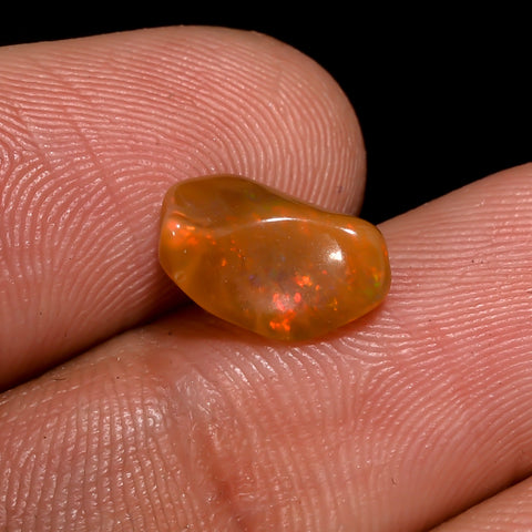 Terrific Top Grade Quality 100% Natural Welo Fire Brown Ethiopian Opal Rough Loose Gemstone For Making Jewelry 9X6X4 MM 1 Cts. KR06-98 Sunkarton