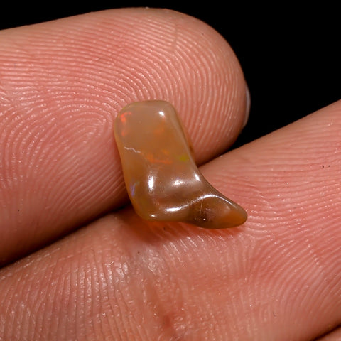 Unique Top Grade Quality 100% Natural Welo Fire Brown Ethiopian Opal Rough Loose Gemstone For Making Jewelry 10X5X4 MM 1 Cts. KR06-99 Sunkarton