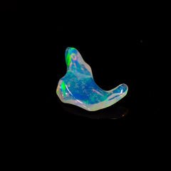Elegant Top Grade Quality 100% Natural Welo Fire White Ethiopian Opal Rough Loose Gemstone For Making Jewelry 20X8X3 MM 2.5 Cts. KR06-9 Sunkarton