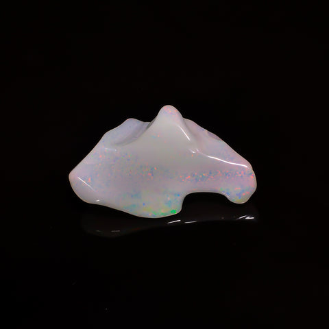 Wonderful A One Quality 100% Natural Welo Fire White Ethiopian Opal Polished Rough Gemstone For Making Jewelry 31X17X12 MM 19.5 Cts KR07-100 Sunkarton
