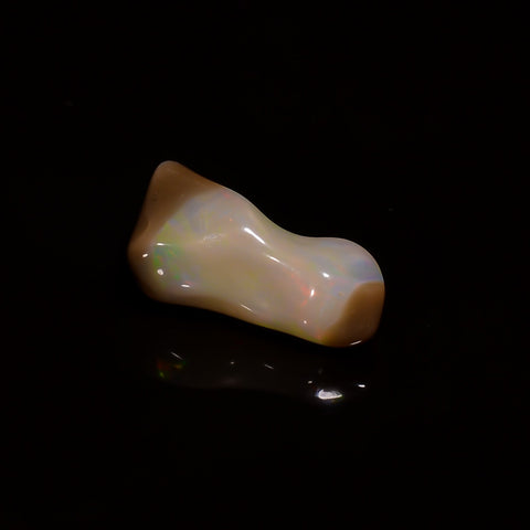 Amazing Top Grade Quality 100% Natural Welo Fire White Ethiopian Opal Polished Rough Loose Gemstone For Making Jewelry 19X8X7MM 6 Cts KR07-1 Sunkarton
