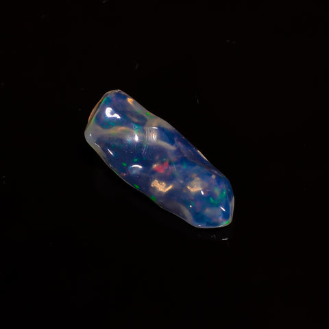 Supreme Top Grade Quality 100% Natural Welo Fire White Ethiopian Opal Polished Rough Loose Gemstone For Making Jewelry 23X9X5MM 5 Cts KR0721 Sunkarton