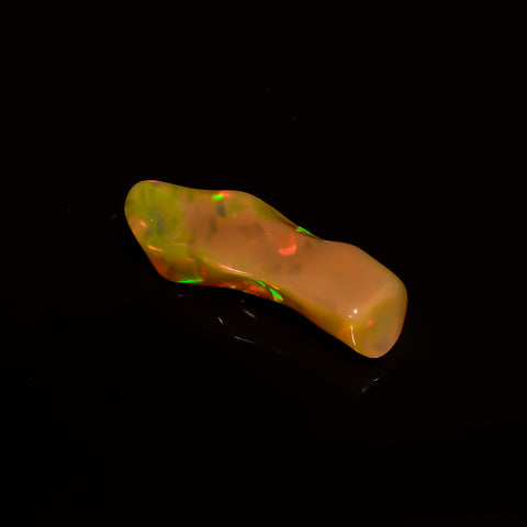 Excellent Top Grade Quality 100% Natural Welo Fire Brown Ethiopian Opal Polished Rough Gemstone For Making Jewelry 26X9X5 MM 6.5 Cts KR07-32 Sunkarton