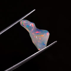 Exclusive Top Grade Quality 100% Natural Welo Fire White Ethiopian Opal Polished Rough Gemstone For Making Jewelry 28X9X5 MM 3 Cts. KR07-33 Sunkarton