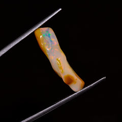 Fantastic Top Grade Quality 100% Natural Welo Fire Brown Ethiopian Opal Polished Rough Gemstone For Making Jewelry 25X8X5 MM 5.5 Cts KR07-36 Sunkarton
