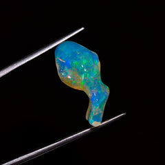 Awesome Top Grade Quality 100% Natural Welo Fire White Ethiopian Opal Polished Rough Gemstone For Making Jewelry 23X11X7 MM 6.5 Cts. KR07-3 Sunkarton