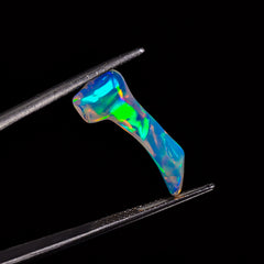Mind Blowing Top Grade Quality 100% Natural Welo Fire White Ethiopian Opal Polished Rough Gemstone For Making Jewelry 20X6X4MM 2 Cts KR07-41 Sunkarton