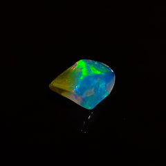 Outstanding Top Grade Quality 100% Natural Welo Fire White Ethiopian Opal Polished Rough Gemstone For Making Jewelry 10X6X5MM 1.5 Cts KR0742 Sunkarton