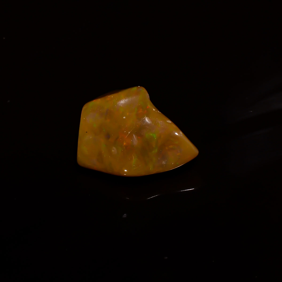 Splendid Top Grade Quality 100% Natural Welo Fire Brown Ethiopian Opal Polished Rough Gemstone For Making Jewelry 16X13X8 MM 7.5 Cts KR07-43 Sunkarton