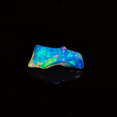 Wonderful Top Grade Quality 100% Natural Welo Fire White Ethiopian Opal Polished Rough Gemstone For Making Jewelry 14X6X4 MM 1 Cts. KR07-50 Sunkarton