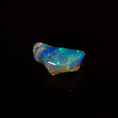 Attractive Top Grade Quality 100% Natural Welo Fire White Ethiopian Opal Polished Rough Gemstone For Making Jewelry 13X7X5 MM 2 Cts. KR07-52 Sunkarton