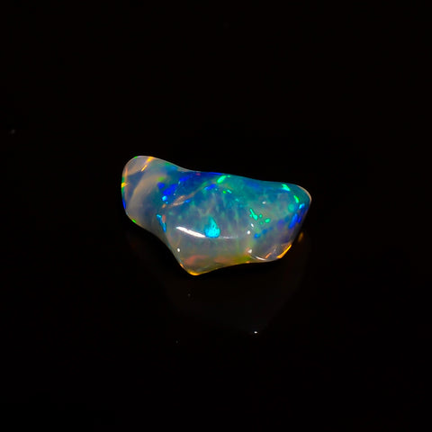 Attractive Top Grade Quality 100% Natural Welo Fire White Ethiopian Opal Polished Rough Gemstone For Making Jewelry 13X7X5 MM 2 Cts. KR07-52 Sunkarton