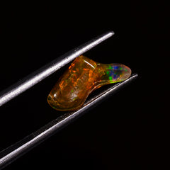 Exclusive Top Grade Quality 100% Natural Welo Fire Brown Ethiopian Opal Polished Rough Gemstone For Making Jewelry 14X7X5 MM 2 Cts. KR07-58 Sunkarton