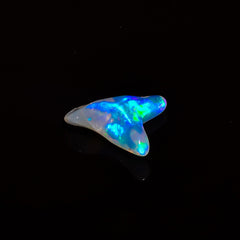 Elegant Top Grade Quality 100% Natural Welo Fire White Ethiopian Opal Polished Rough Gemstone For Making Jewelry 12X10X5 MM 1 Cts. KR07-59 Sunkarton